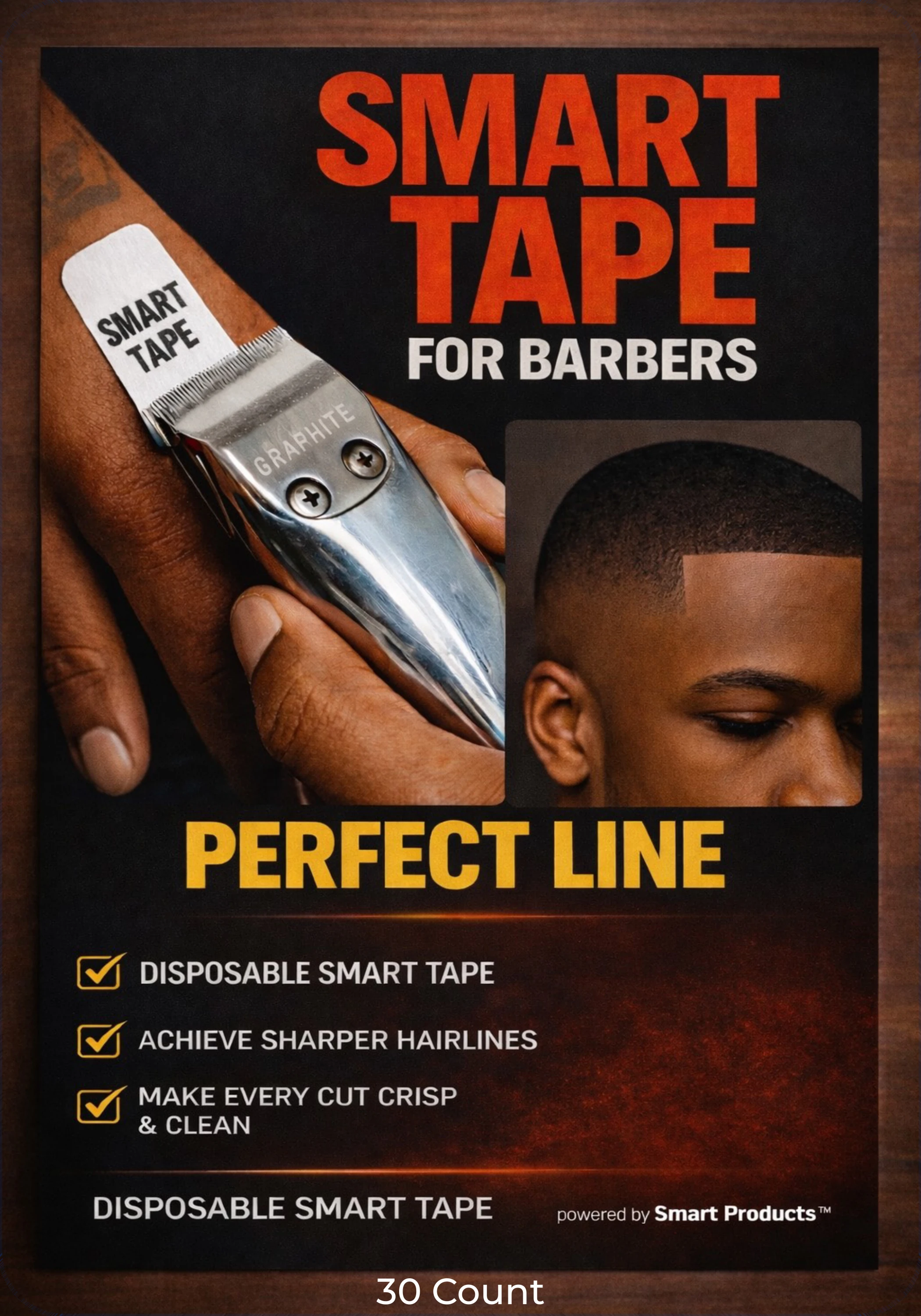 Smart Tape™ — Disposable precision tape for barbers